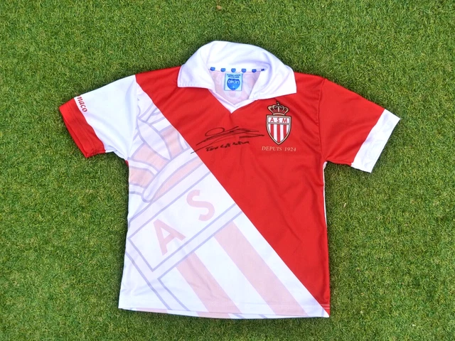 Maillot Domicile AS Monaco 2013/14 Falcao #9 - Taille XXS Enfant Macron, Occasion Avec Taches