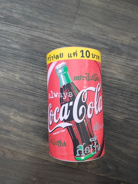 Ultra Rare Thailand Coca Cola Inflatable Can, Approx.  12 in x 7 in, collectible
