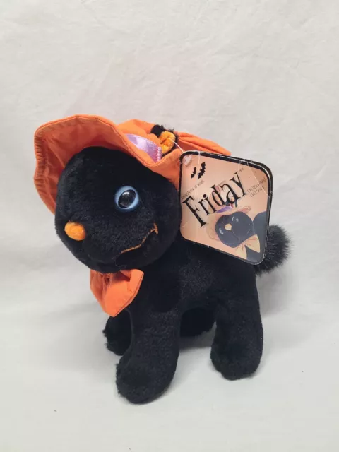 Vtg Sears Exclusive Halloween Friday The Black Cat Witch Plush Stuffed Toy Tags