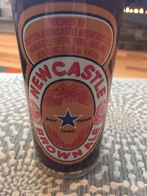 Vintage NewCastle Brown Ale Beer Can 2