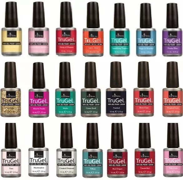 EzFlow Trugel Gel Polish - CHOOSE ANY COLOR - A-B Colors - 14ml / 0.5oz Each