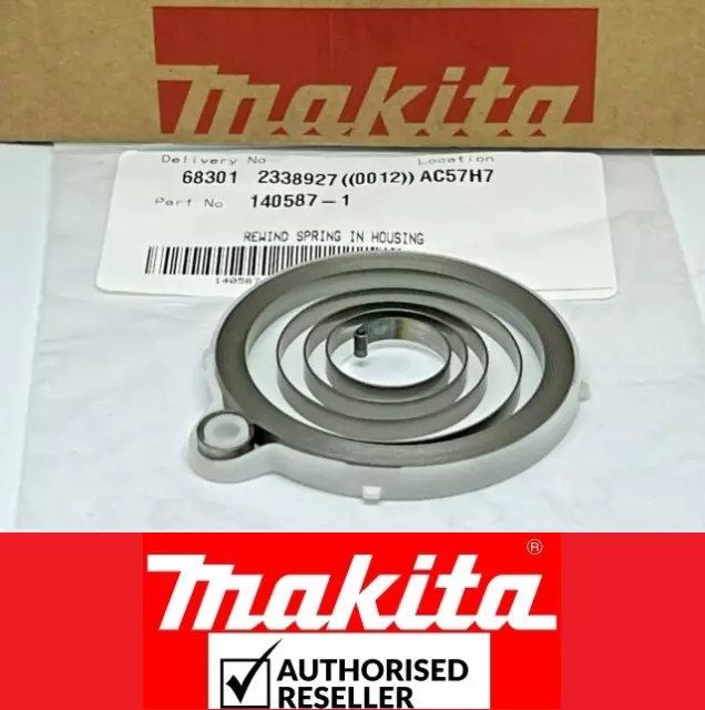 Genuine Makita Recoil Spring 140587-1 Disc Cutters DCS5031 DCS5121 PC6112 PC7414