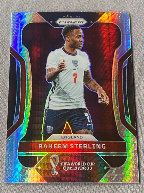 2022 Panini Prizm World Cup Qatar Hyper Prizm Raheem Sterling #94