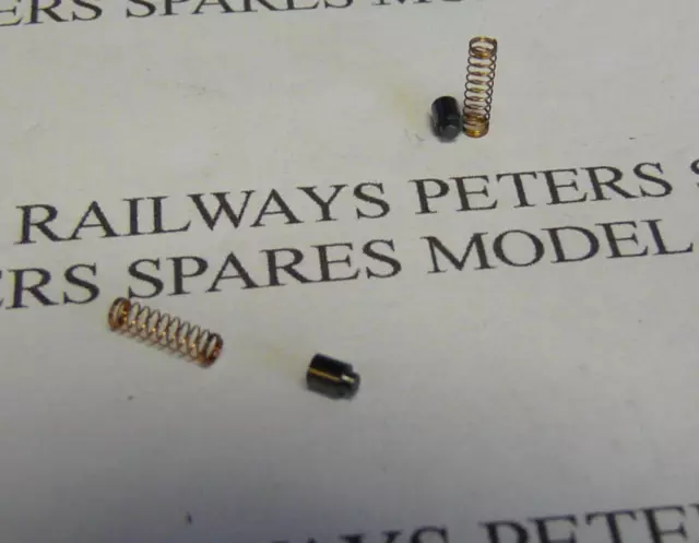 Peters Spares PS4 Replacement Graham Farish Carbon Brushes & Springs (Pk2)