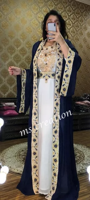 SALE New Royal Islamic Modern Elegant Dubai Moroccan caftan Arabic Party Wear 20