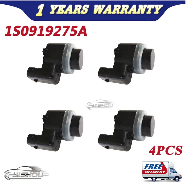 1S0919275A PDC Parking Bumper Sensor For Audi A4 A5 A6 A7 A8 Q3 Q5 Q7 TT VW 4PCS