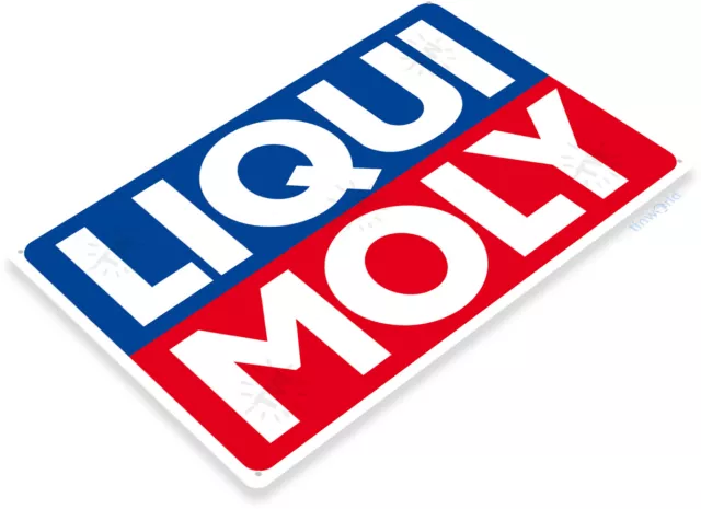 Liqui Moly Motor Oil Gas Logo Garage Service Retro Decor Large Metal Tin Sign