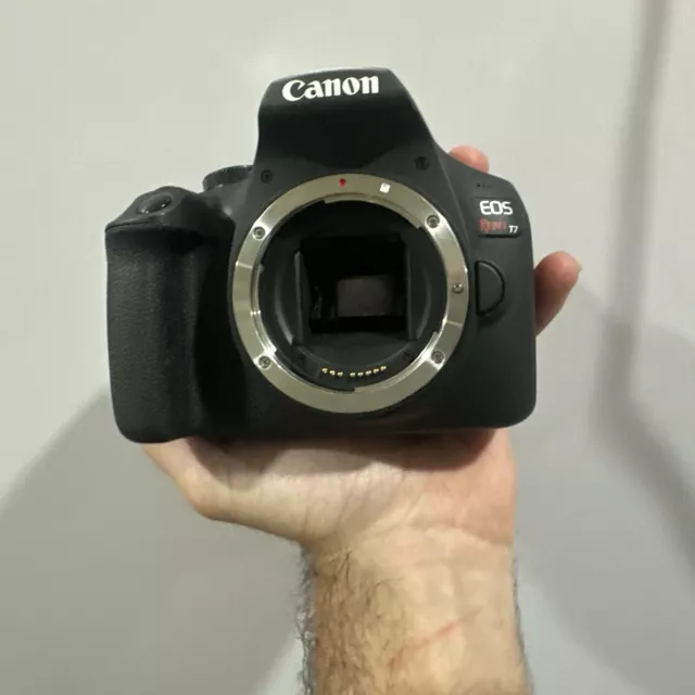 Canon EOS Rebel T7 24.1 MP DSLR Camera - Black (Body Only)