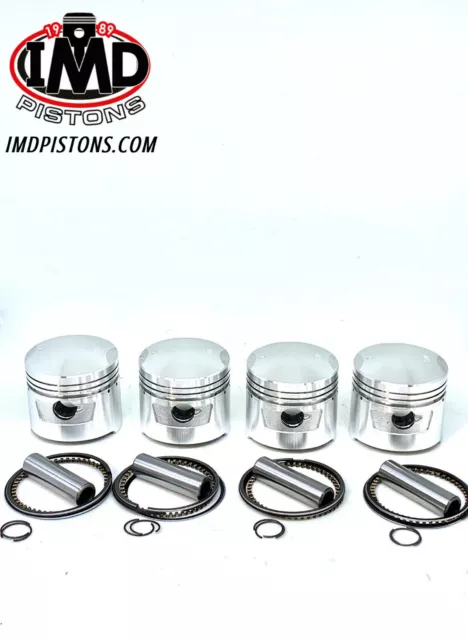 Honda CB750 SOHC (392/410) Haute Compression Piston Kits (4) + 0.5mm