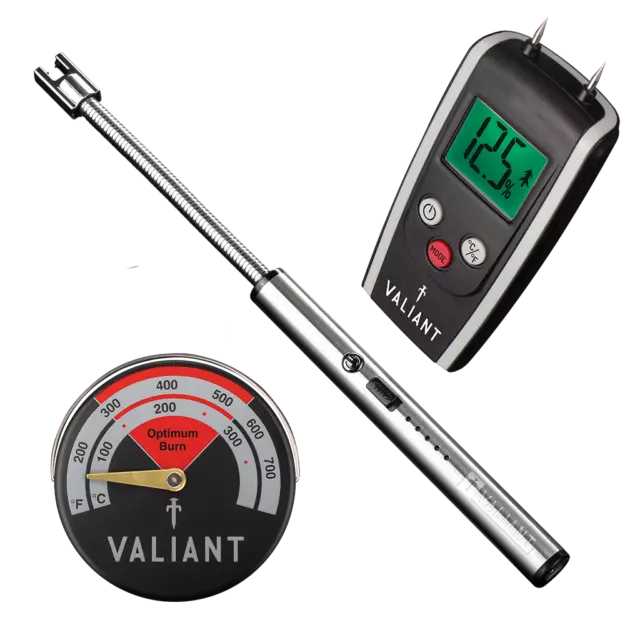 Valiant Herd Essential Tools Kit - inkl. Thermometer, Feuerzeug & Feuchtigkeitsmessgerät
