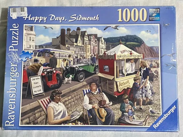 HAPPY DAYS, SIDMOUTH - Kevin Walsh -Ravensburger 1000 piece jigsaw -