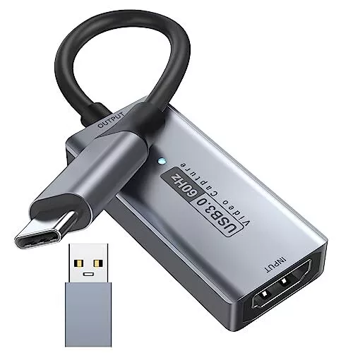 Ugreen – carte d'acquisition vidéo 4K, HDMI vers USB/type-c, pour Switch PS5,  caméra, Xbox, DVD, enregistrement en direct