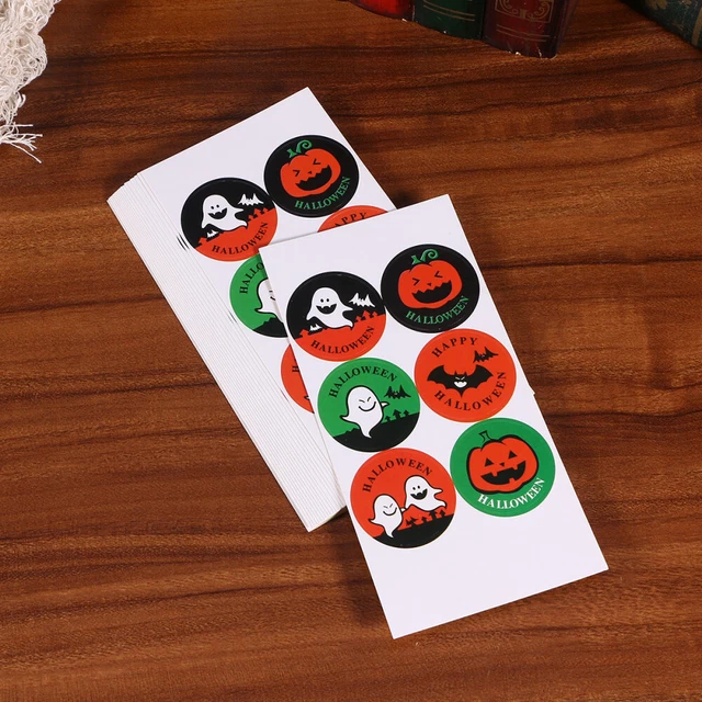 20 Sheets pumpkin sticker Halloween-Aufkleber Farbige Aufkleber Farbige Etiket