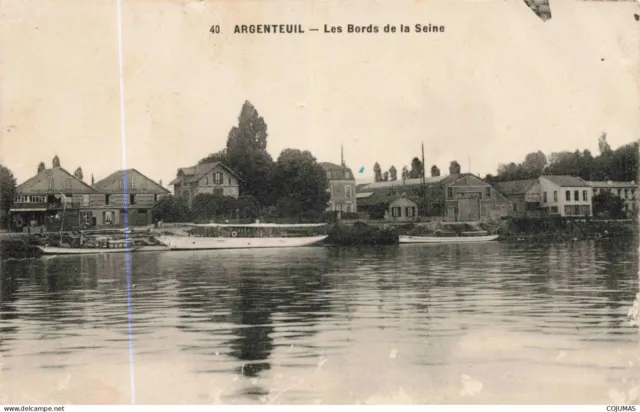 95 ARGENTEUIL _S17759_ Les Bords de la Seine En l'�tat Pli