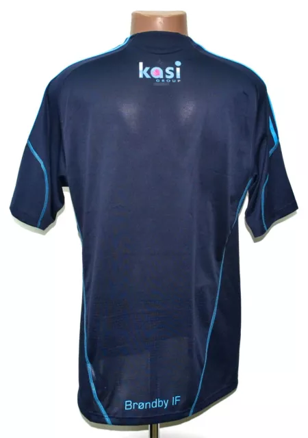 Brondby If Denmark 2009/2010 Away Football Shirt Jersey Adidas Size L 2