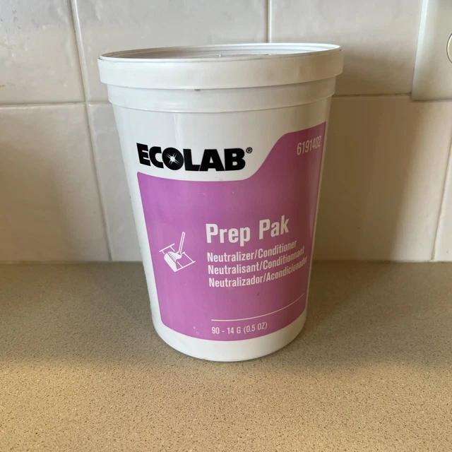 EcoLab 6191402 Prep Pak 90 oz. Neutralizer/ Conditioner Alkali Strip Remover Tub