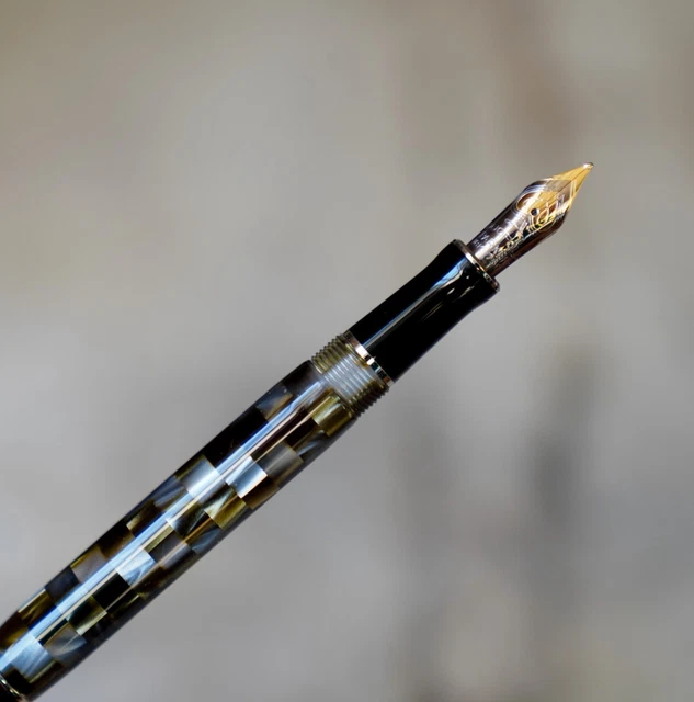 Stylo Plume Parker Duofold 1ère édition - Plume Or 18 Carats - Occasion Rare