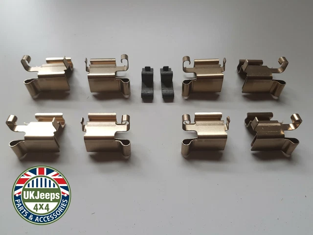 FRONT BRAKE CALIPER Pad Spring Clip Clips KIT OF 8 For Jeep
