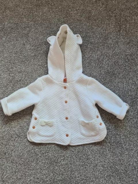 Ted Baker Baby Hooded Quilted Jacket Age 0-3 Months