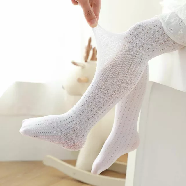 Girls Kids Mesh Solid Color Stockings Dance Socks Children's Pantyhose Tights