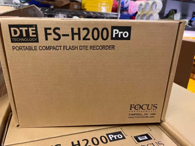 New Focus Enhancements FS-H200 PRO Portable Compact Flash DTE Recorder DV HDV