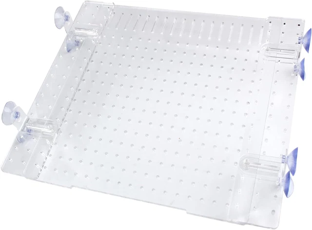 Pet - Rishi Aquarium Fish Tank Acrylic Divider Isolation Board (Suction Cup Incl
