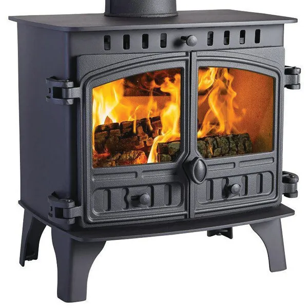 Hunter Herald 14 CE Stove Glass Double Door 245 mm x 230 mm Shaped Schott Robax