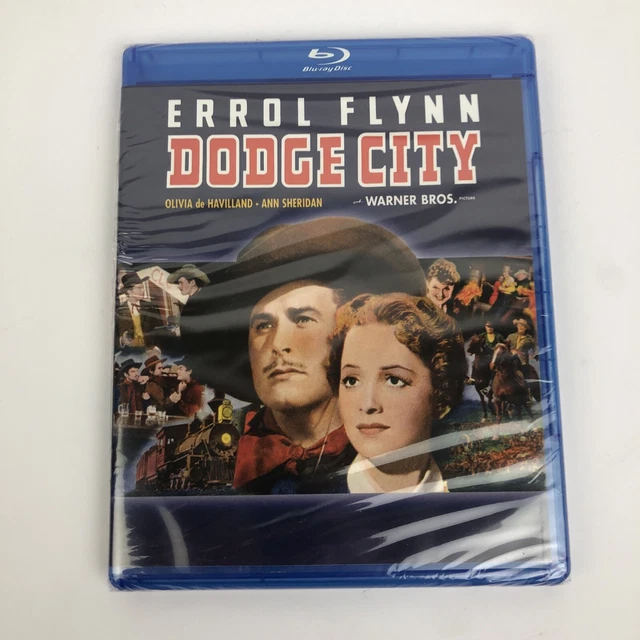 Dodge City (1939) (Blu-ray) (Errol Flynn, Olivia de Havilland, Ann Sheridan) NEW Dodge City (1939) (Blu-ray) (Errol Flynn, Olivia de Havilland, Ann Sheridan) NEW