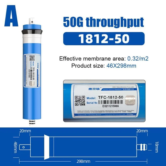 Kit Filtri Acqua 3 Stadi Per Osmosi Inversa - 10 Pollici, Depurazione Standard - Foto 2