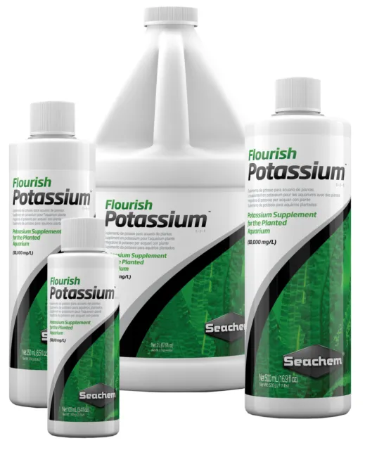 Seachem Flourish Potassium Plant Fertiliser Nutrition Aquarium Fish Tank