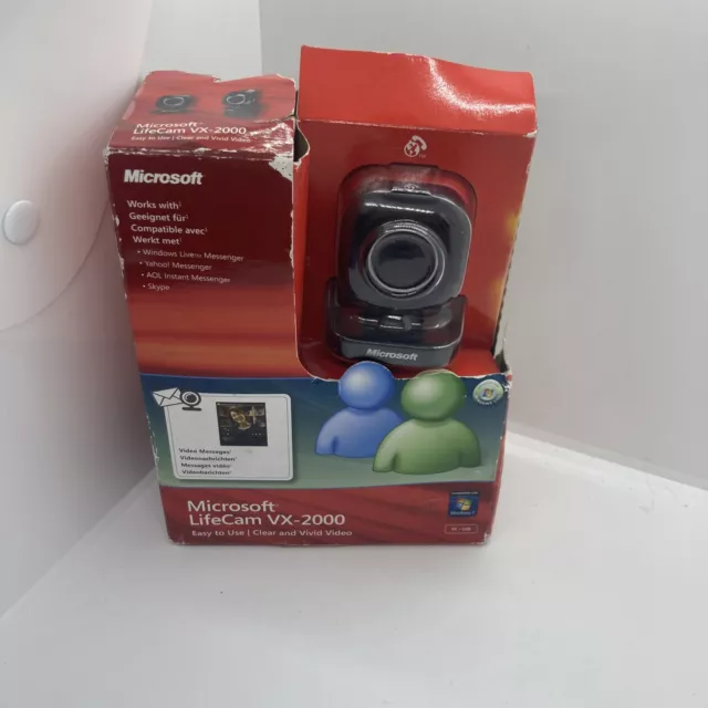 Genuine Microsoft Lifecam VX-2000  1.3MP Web Cam EA2106