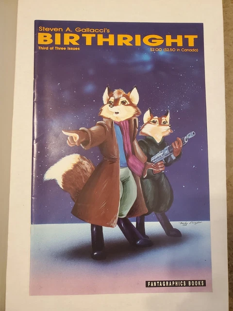 Birthright #3 Critters #49 Fantagraphics Comics 1990 Rare HTF 2nd To Last Issue