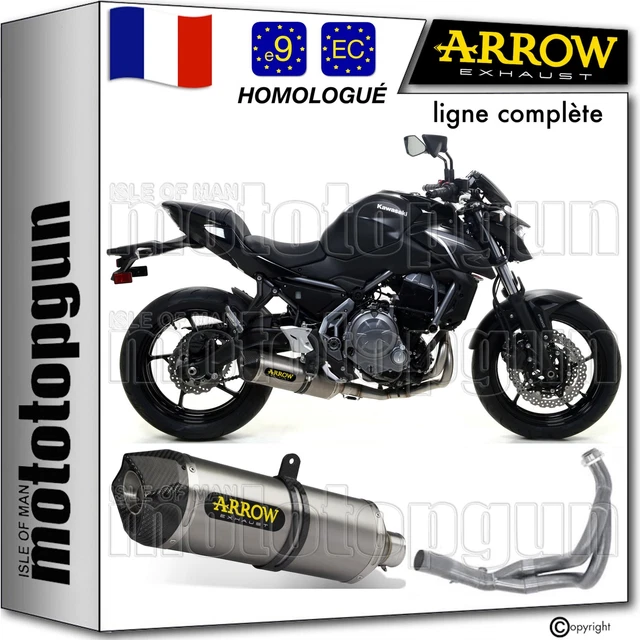Housse Moto étanche 4 Saisons Pour Kawasaki Z650 - Tissu 190T Polyester Argenté - Avec Trou Antivol Et Sangle - 8