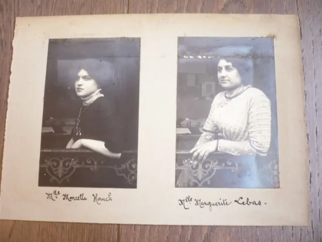 Antigua Fotografia 1913 Retratos De Mujeres