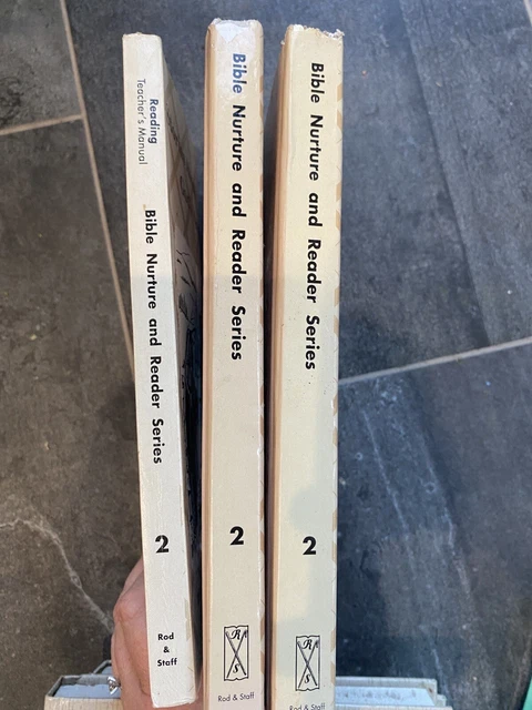 Rod & Staff Grade 2-set Of 3 Books -Stories About God's People Units 1-5/manual