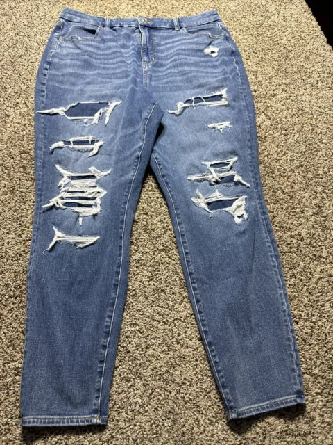 American Eagle AE The Dream Jean Curvy Super High-Waisted Jegging size 0R  2R