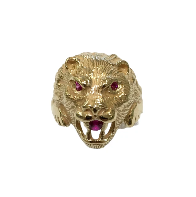 ANELLO RING TESTA di Leone in oro 750 EUR 1.499 00 PicClick IT