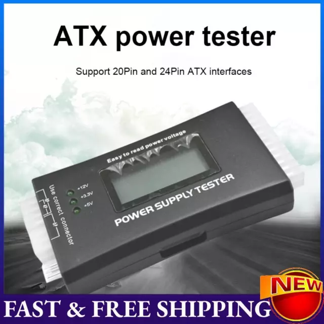 20/24 Pin PC Power Measuring Diagnostic Tools Multifunction for ATX BTX ITX TFX