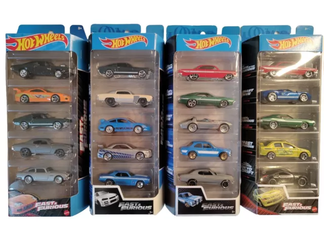 hot wheels fast furious 5 pack