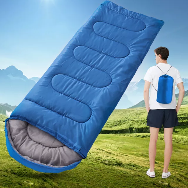Cotton Sleeping Bag Breathable Lightweight for 3 Season Traveling Camping Hiking