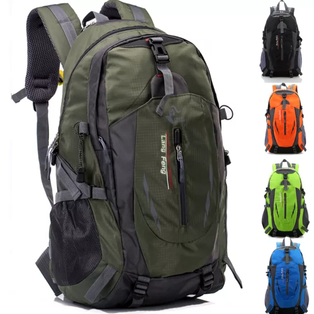 40L Rucksack Wasserdicht Wanderrucksack Damen Herren Trekkingrucksack Backpack