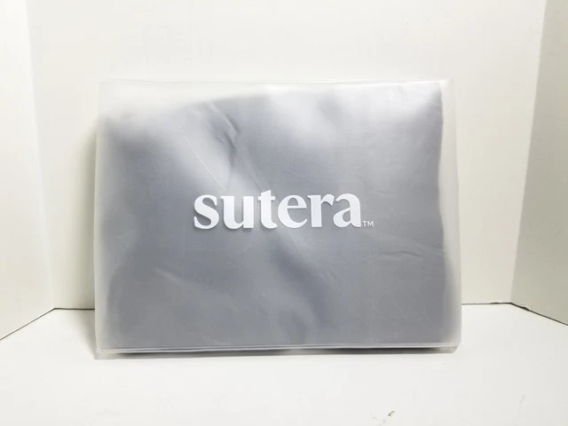 Sutera Dream Deep Silverthread Pillow Case 13 x 25 Stone Gray