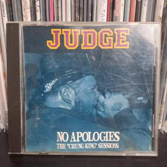 Judge No Apologies CD vg Chung King Sessions gorilla biscuits cro mags new york