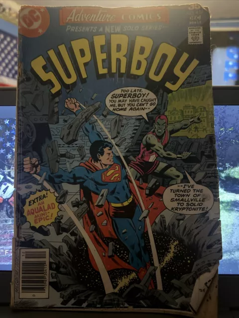 Adventure Comics Superboy #454 (DC Comics, 1977) GD
