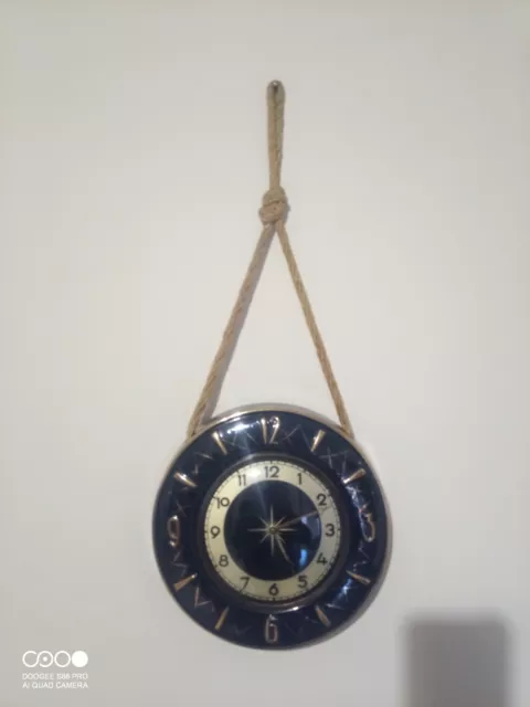 Orologio da parete vintage in ceramica Funzionante