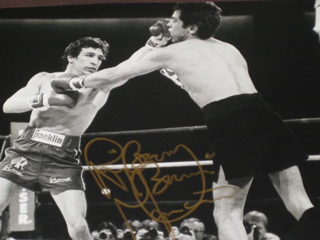 Boxing Hall Of Famer World Champion Ray "Boom Boom Mancini Autograph Photo W/Coa