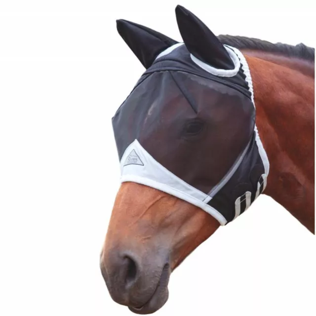 Shires Fine Mesh Fly Mask - Ears