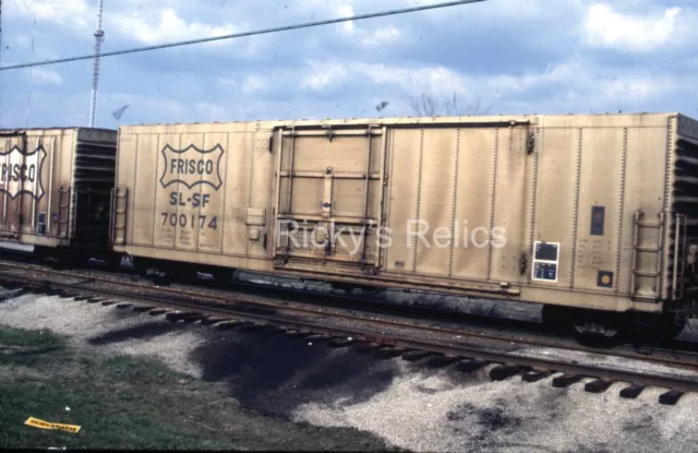 Duplicate Slide SLSF #700174 Boxcar Frisco Action