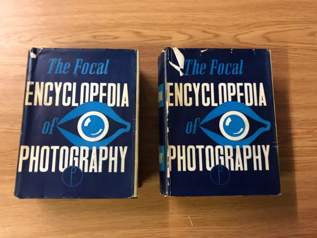 The Focal Encyclopedia Of Photography Volume 1 & 2 - Pub: Focal Press - 1965 HB