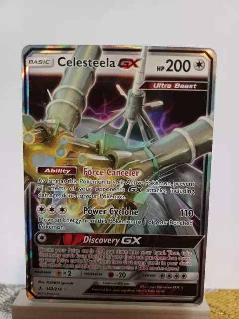 Carta Pokemon Celesteela Promo Ultra Criatura + Brindes